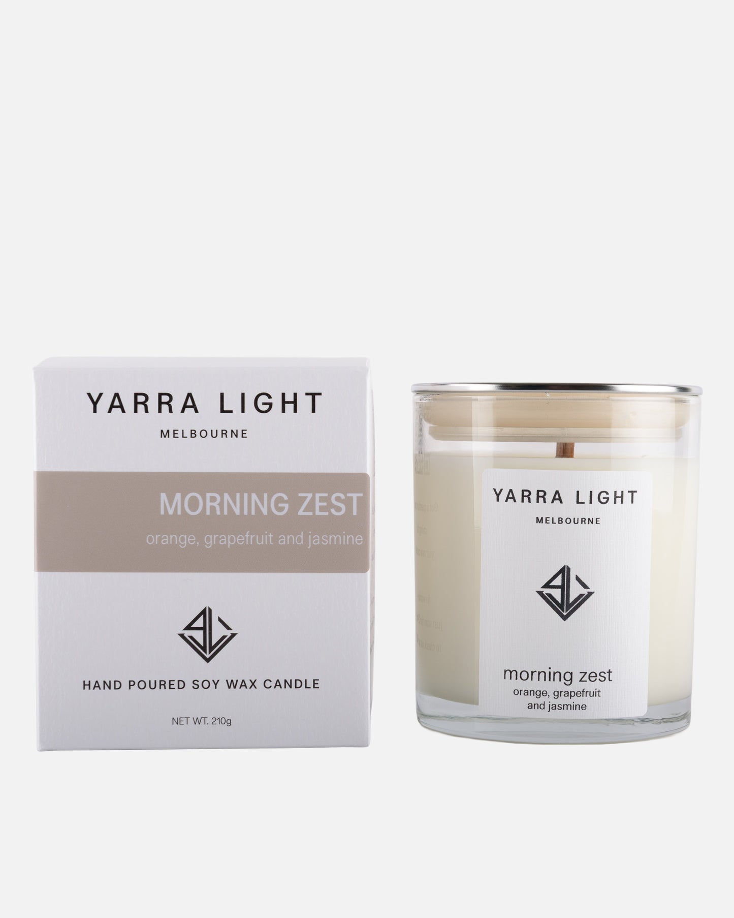 Morning Zest | Orange & Grapefruit & Jasmine Scented Candle