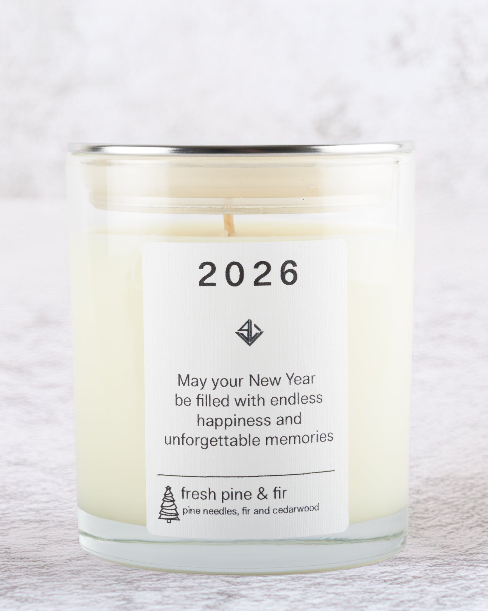 Yarra Light scented soy wax candle with a label reading '2026' on a light background
