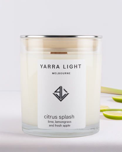 Citrus Splash | Lime & Lemongrass & Fresh Apple Scented Candle