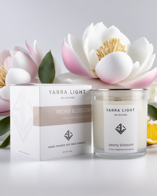 Peony Blossom | Citrus & Magnolia & Peony Scented Candle